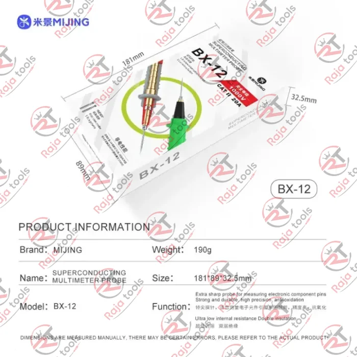 MiJing BX-12 Superconducting Multimeter Probe For Digital Multimeter Current Voltage Test Probe