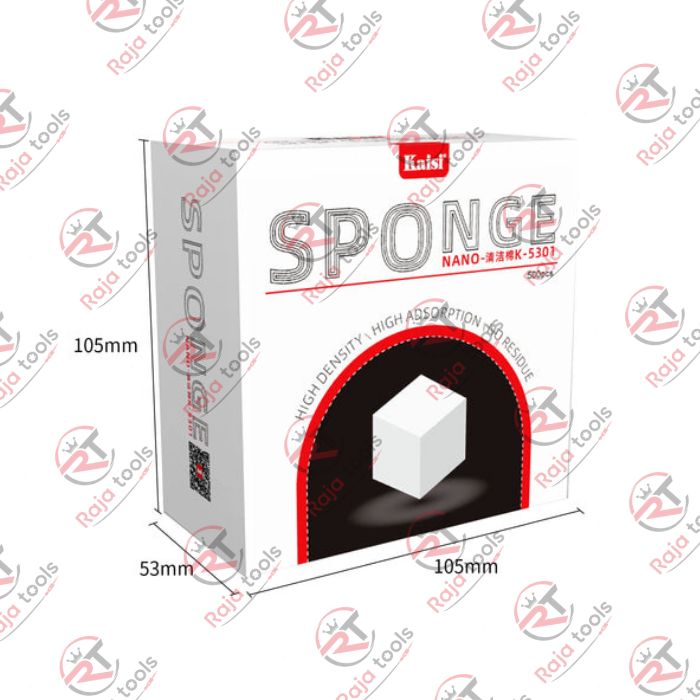 Kaisi K-5301 Nano Cleaning Sponge Kit (500pcs) - High Density Decontamination Foam for PCB Repair