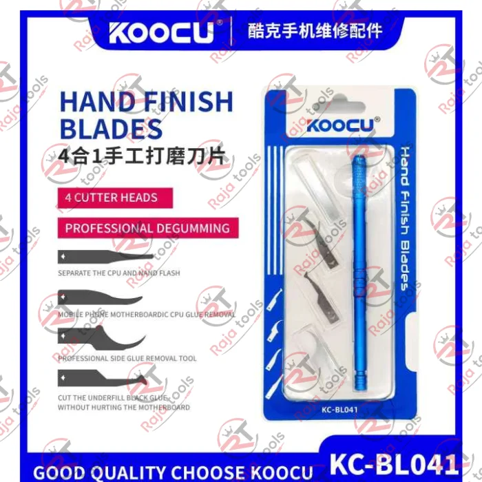 KOCCU 4 In 1 Hand Finish SEXY Blades Set For Motherboard PCB Cleaning