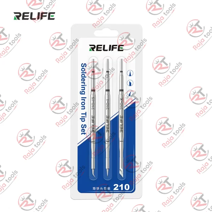 RELIFE 210 Soldering Iron Tip Set I/S/K