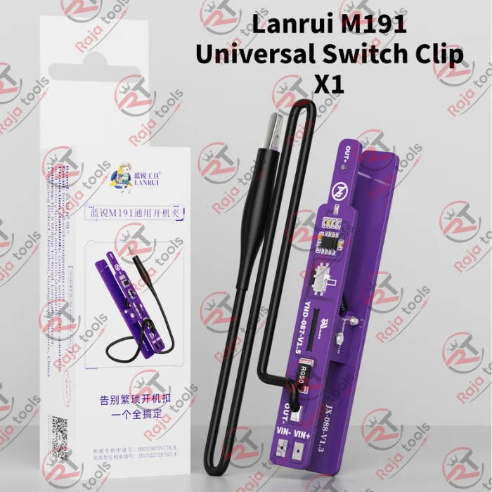LANRUI M191 Universal Switch Clip - Phone & Tablet Motherboard Power-On Current Detection Tool