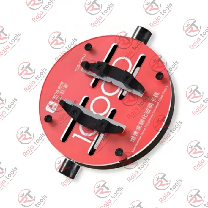 YCS GHKJ Tempered Glass PCB Repair Fixture Heat Resistant Phone Motherboard Reballing & Tin Planting Clamp Tool