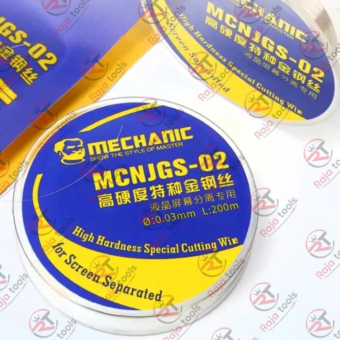 Mechanic High Hardness Steel Cutting Wire For Separating Phone Screen 0.03mm